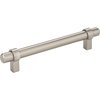 Jeffrey Alexander 128 mm Center-to-Center Satin Nickel Key Grande Cabinet Bar Pull 5128SN